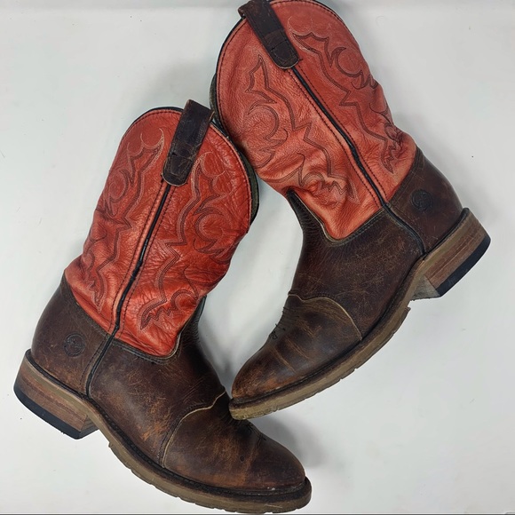 Double H Other - Double-H Men’s Leather Cowboy Boots Size 8.5